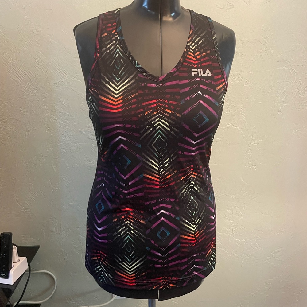 5/15🔥🔥🔥FILA Women's Geometric Multicolor Tank Top